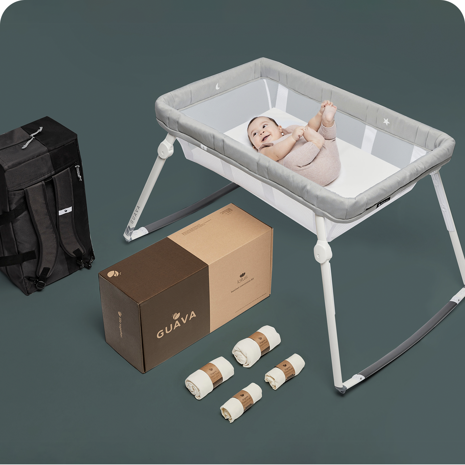 GUAVA Bassinet 移動用 ベビーベッド GUAVA Bassinet 移動用 ベビーベッド 【公式通販】