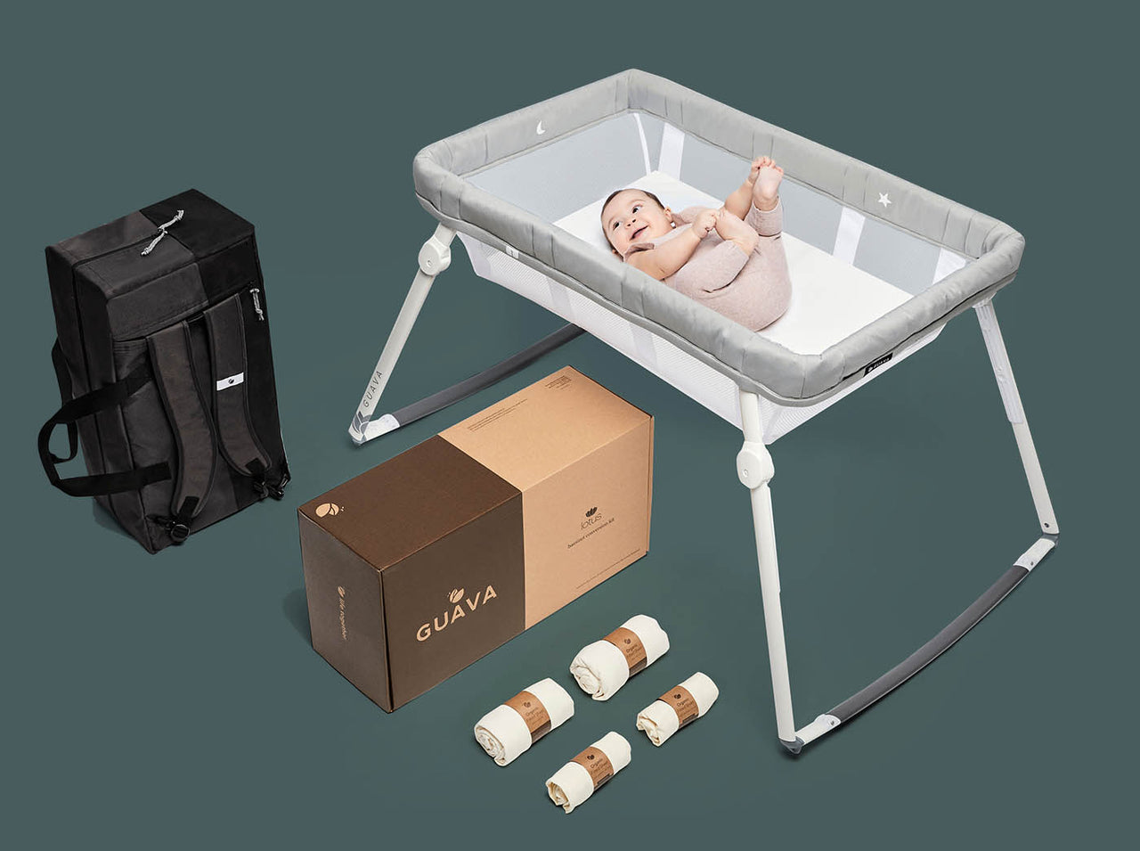 Lotus Accessories Fitted Sheets Guava Family