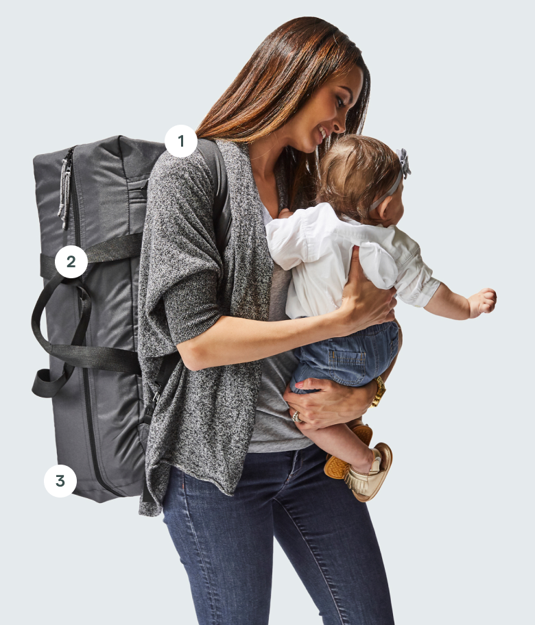 Lotus Everywhere Travel Crib Lightweight Travel Crib for Babies